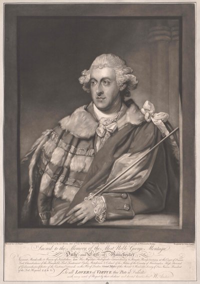 4. Herzog und Earl von Manchester Montagu von Artist Unknown