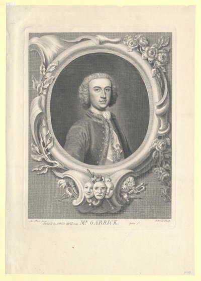 David Garrick von Artist Unknown