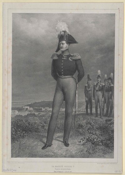Kaiser von Russland Nikolaus I von Artist Unknown