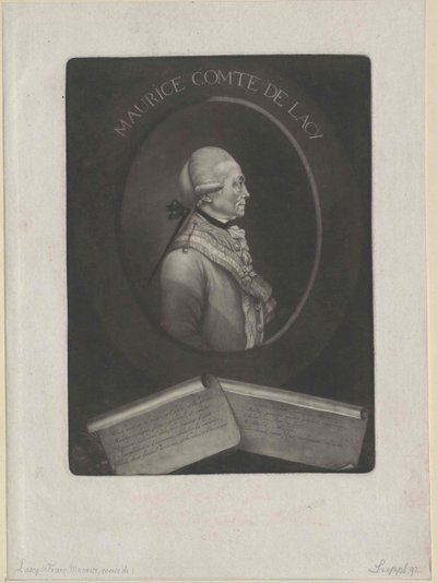 Franz Moritz Graf Lacy von Artist Unknown