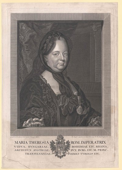 Heilige Römische Kaiserin Maria Theresia von Artist Unknown