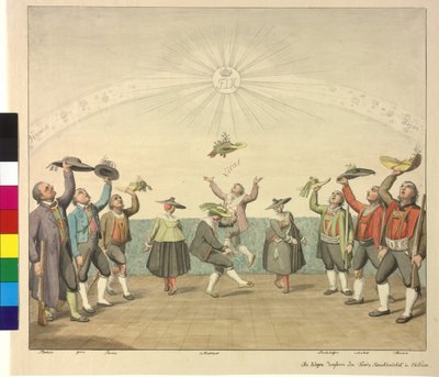 Huldigung an Kaiser Franz I durch die Tiroler von Artist Unknown