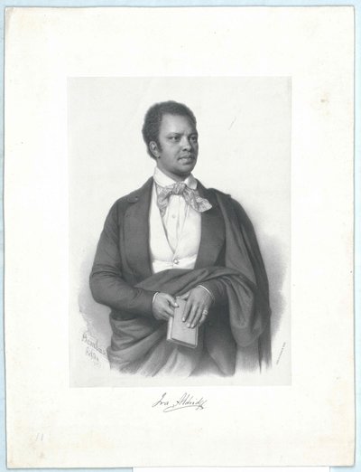 Ira Frederick Aldridge von Artist Unknown