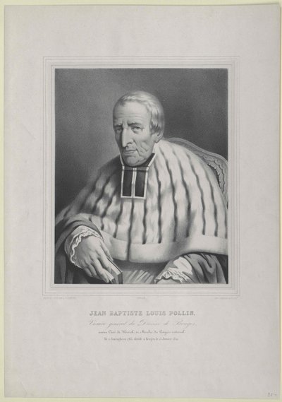 Jean Baptiste Louis Pollin von Artist Unknown