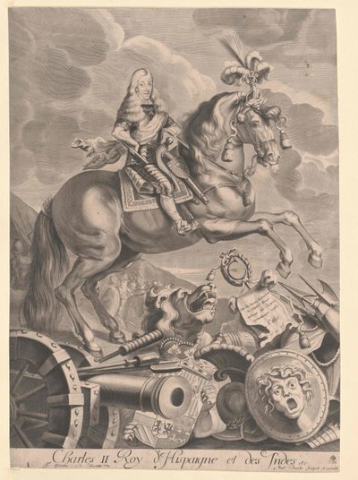 König von Spanien Karl II von Artist Unknown