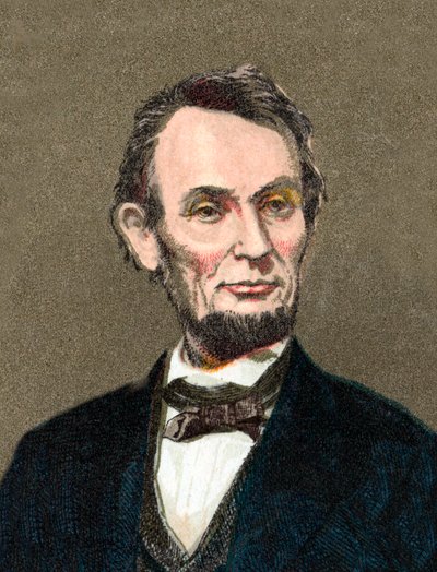 Porträt von Abraham Lincoln, 16. Präsident der Vereinigten Staaten von Amerika von Artist Unknown