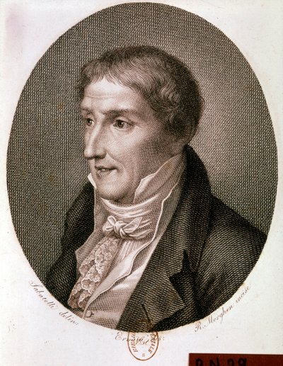 Porträt von Alessandro Volta (Gravur) von Artist Unknown