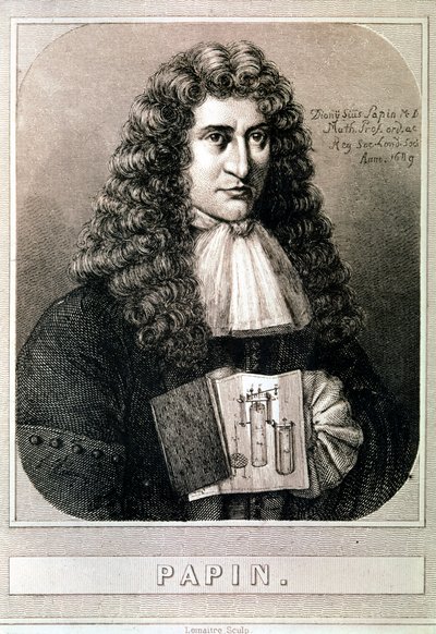 Porträt von Denis Papin von Artist Unknown