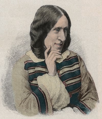Porträt von GEORGE ELIOT, Pseudonym von Mary Ann Evans - englische Schriftstellerin von Artist Unknown