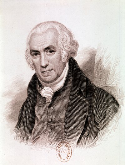 Porträt von James Watt, schottischer Erfinder, Maschinenbauingenieur und Chemiker von Artist Unknown