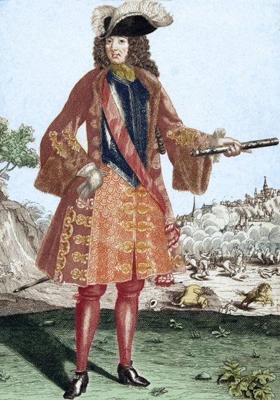 Porträt von Marschall François de Neufville, Herzog von Villeroy von Artist Unknown