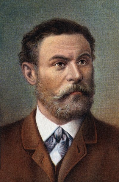 Porträt von Otto Lilienthal, deutscher Ingenieur von Artist Unknown