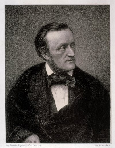 Porträt von Wilhelm Richard Wagner von Artist Unknown