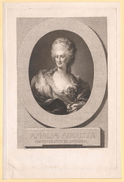 Prinzessin von Pfalz-Zweibrücken-Birkenfeld Amalie Auguste von Artist Unknown