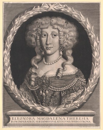 Prinzessin des Palastes Eleonora Magdalene Theresia von Artist Unknown