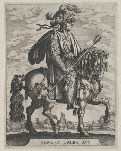Römischer Kaiser Galba von Artist Unknown