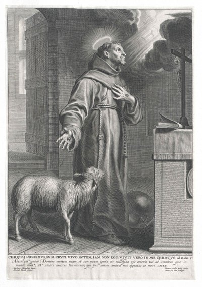 Heiliger Franz von Assisi von Artist Unknown