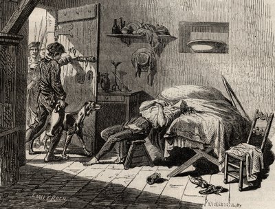 Der Tod von Condorcet im Gefängnis am 28. März von Artist Unknown