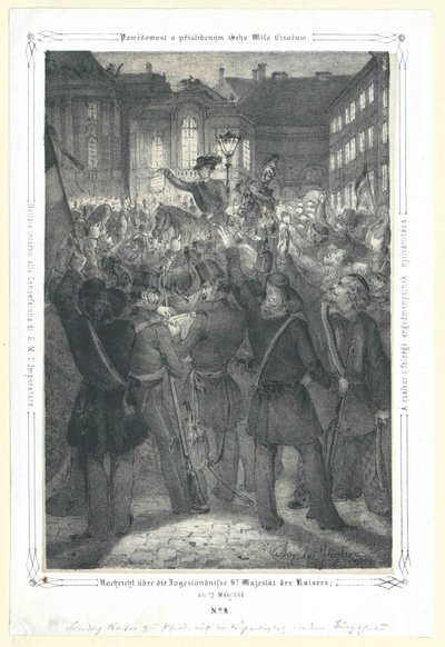 Wort über die Konzession Seiner Majestät des Kaisers am 15. Mai 1848 von Artist Unknown