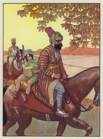 Illustration für Gullivers Reisen von Jonathan Swift von Artus Scheiner