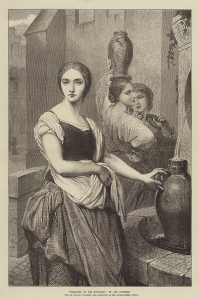 Margarete am Brunnen von Ary Scheffer
