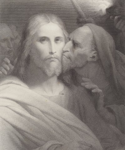 Der Kuss des Judas von Ary Scheffer
