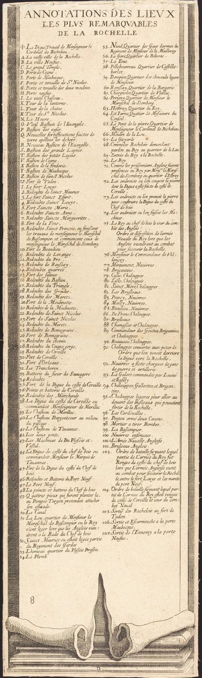 Die Belagerung von La Rochelle [Tafel 9 von 16; Set umfasst 1952.8.97-112] von Assistant of Jacques Callot