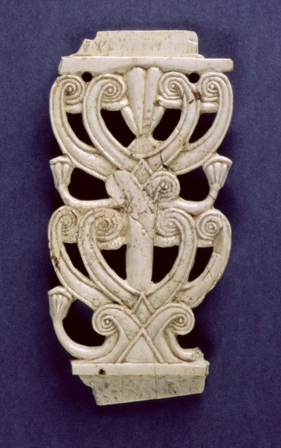 Palmettenfragment aus Fort Shalmaneser, Nimrud, 8. Jahrhundert v. Chr. von Assyrian School
