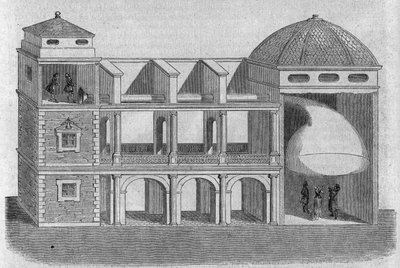 Akustisches Hörrohr erfunden von Athanase Kircher (oder Athanasius Kircheri) (1601-1680). von Athanasius Kircher