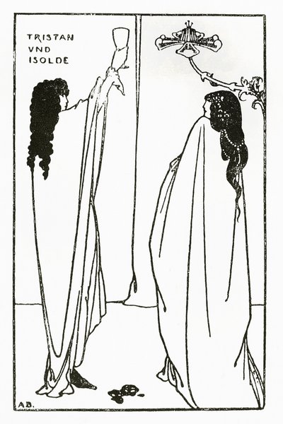 Eine Wiederholung von Tristan und Isolde, Illustration aus 