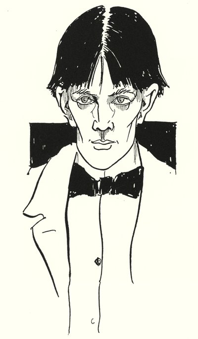 Ein Porträt von Aubrey Beardsley von ihm selbst von Aubrey Beardsley