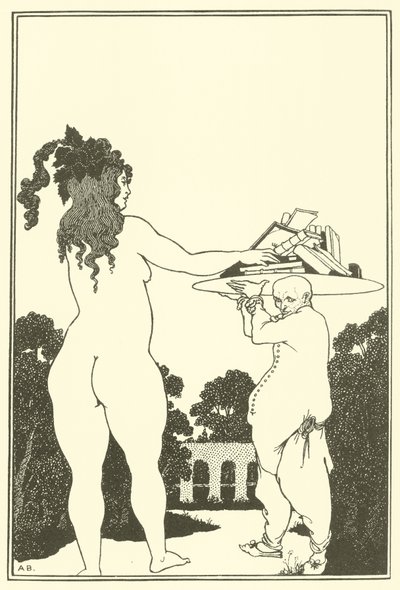 Buchplatte von Aubrey Beardsley