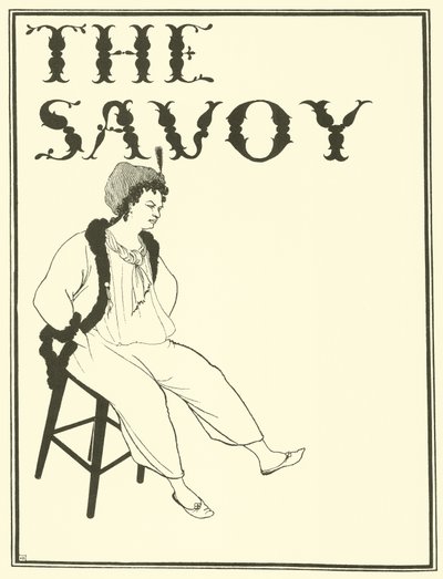 Cover-Design, The Savoy von Aubrey Beardsley