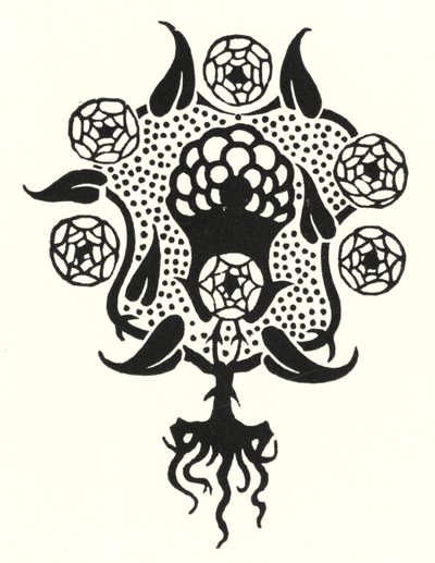 Entwurf für den Einband von "Salome" von Aubrey Beardsley