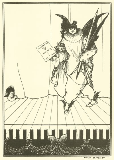 Design für den Prospekt von The Savoy von Aubrey Beardsley
