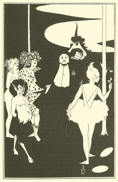 Frontispiz, Plays by John Davidson, 1893 von Aubrey Beardsley