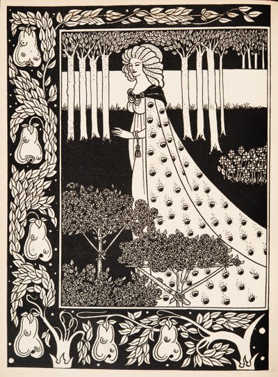 La Beale Isoud in Joyous Gard von Aubrey Beardsley