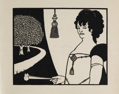 Madame Rejane, aus einem Buch mit fünfzig Zeichnungen von Aubrey Beardsley