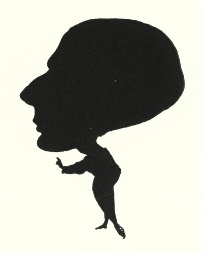 Silhouette von Aubrey Beardsley von Aubrey Beardsley