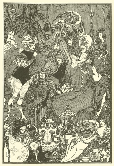Die Höhle der Milz von Aubrey Beardsley