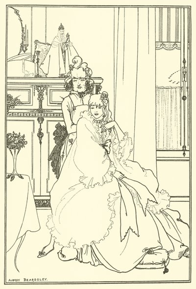 Die Frisur von Aubrey Beardsley