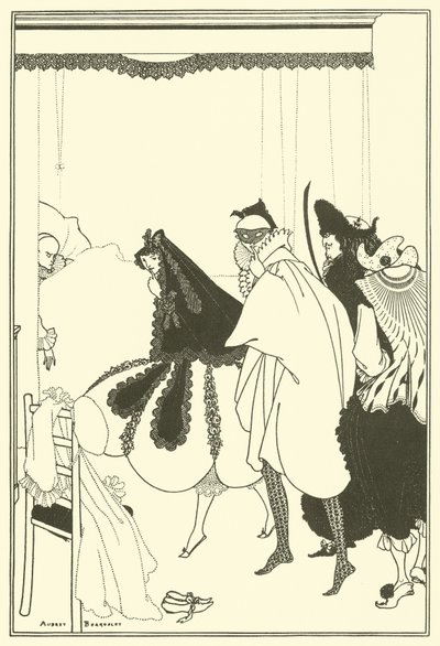 Der Tod von Pierrot von Aubrey Beardsley