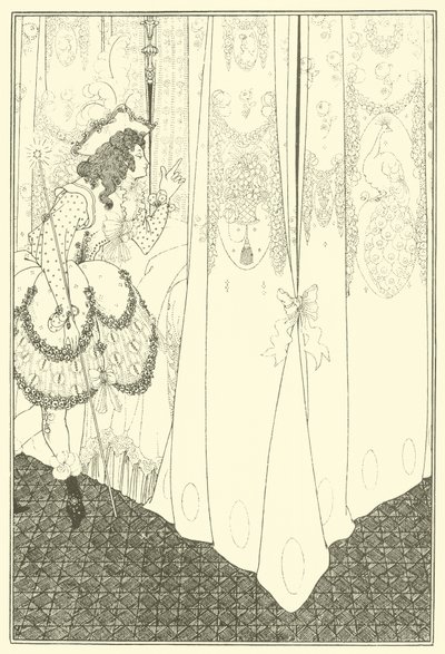 Der Traum aus Der Lockenraub von Aubrey Beardsley