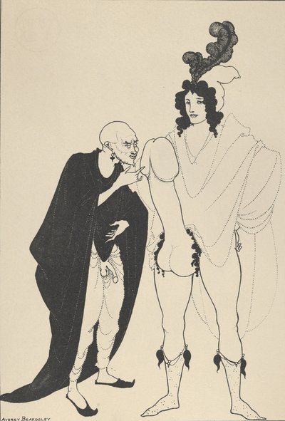 Die Untersuchung des Herolds, für Die Lysistrata von Aristophanes von Aubrey Beardsley