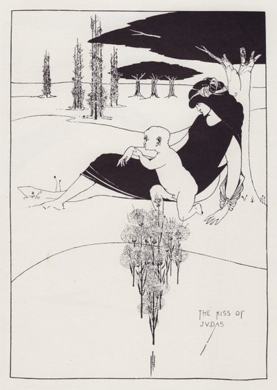 Der Kuss des Judas, 1893 von Aubrey Beardsley