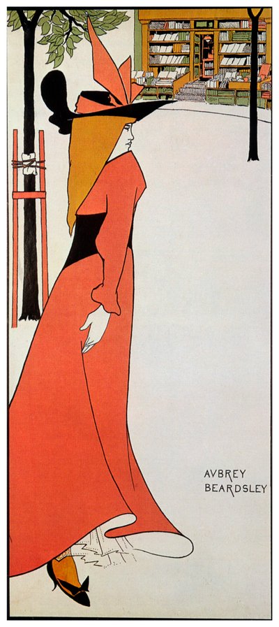 Die Pseudonym- und Antonym-Bibliotheken, 1895 von Aubrey Beardsley