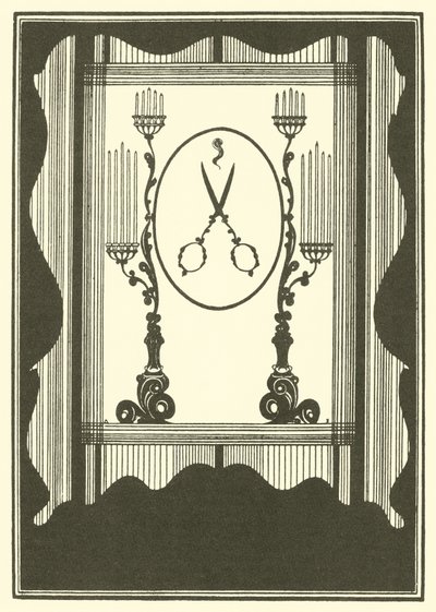 Der Lockenraub von Aubrey Beardsley
