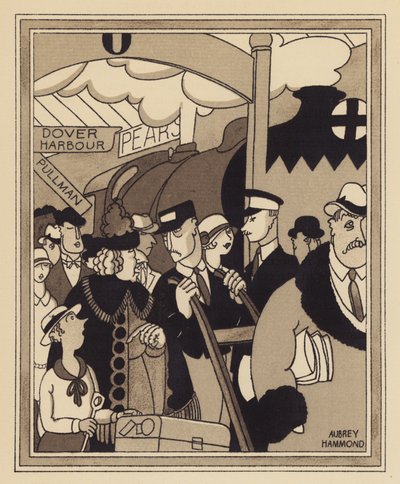 Ein Londoner Bahnhof von Aubrey Hammond