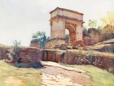 Rom: Titusbogen von der Via Sacra von Aubrey Waterfield