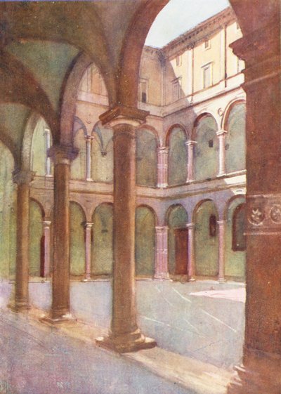 Rom: Cortile der Cancelleria von Aubrey Waterfield